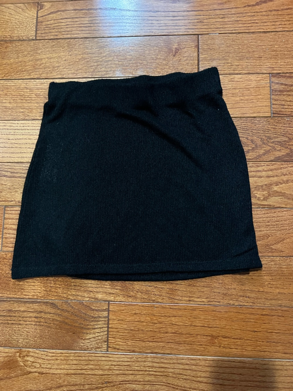 Mango Black Knit Pencil Skirt